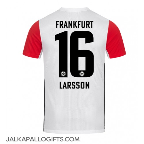 Eintracht Frankfurt Hugo Larsson #16 Kotipaita 2024-25 Lyhythihainen